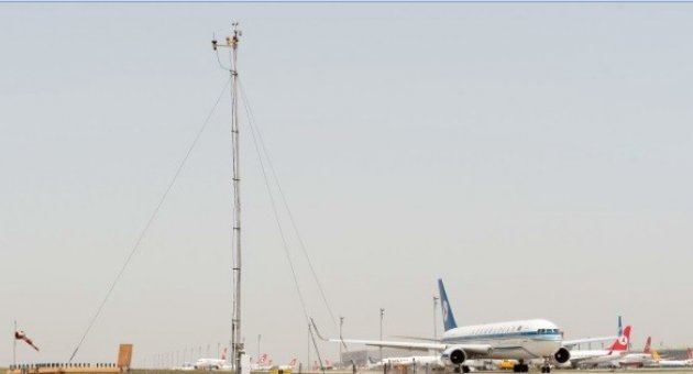 Havalimanına Otomatik Meteoroloji Gözlem İstasyonu Kuruldu