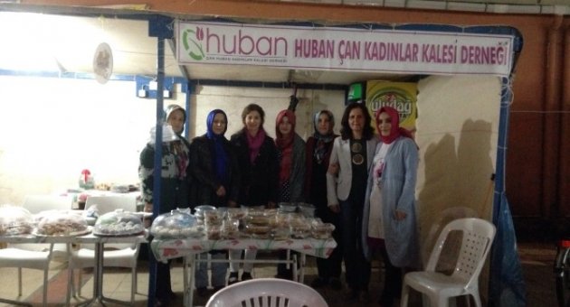 Huban Ramazan Çadırıyla Çan Şehir Meydanında