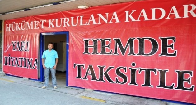 Hükümet Kurulana Kadar Ürünlerde Yüzde 50 İndirim