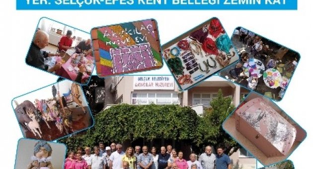 Huzurevi Sakinlerinden El Sanatları Sergisi