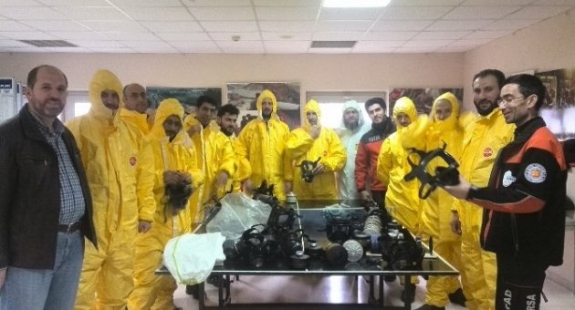 İhh Arama Kurtarma Ekibine Kbrn Eğitimi
