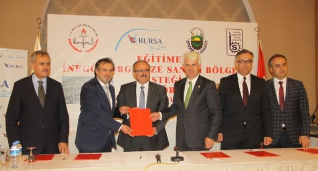 İnegöl Osb Ortaokulu Protokolü İmzalandı