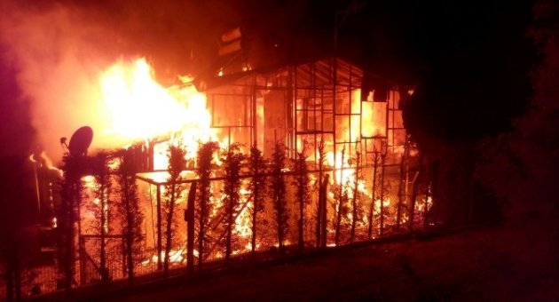 İnegöl’de Alevli Gece