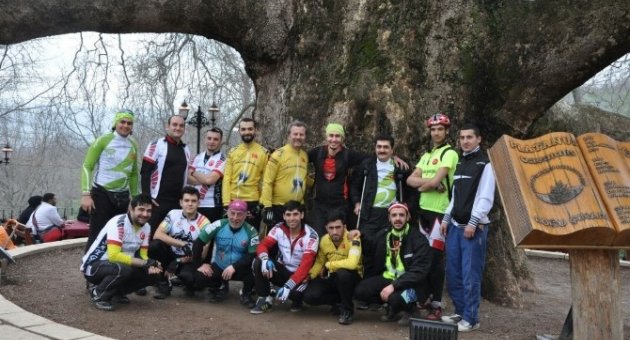 İstanbul’dan Gelip Bursa’da Bisiklet Turu Yaptılar