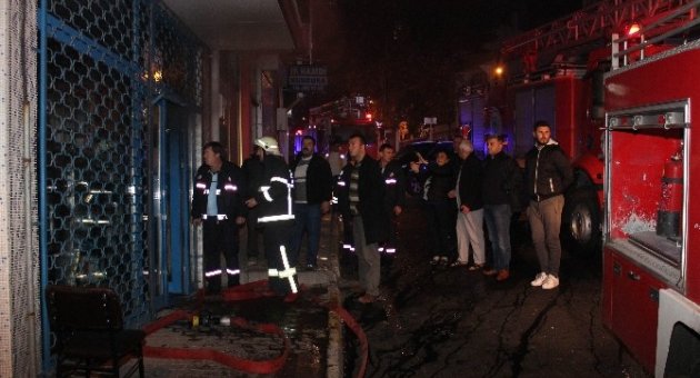 İşyeri Yangını Korkuttu