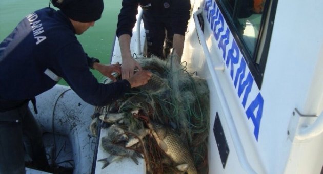 İznik Gölü’nde Kaçak Avlananlara Operasyon