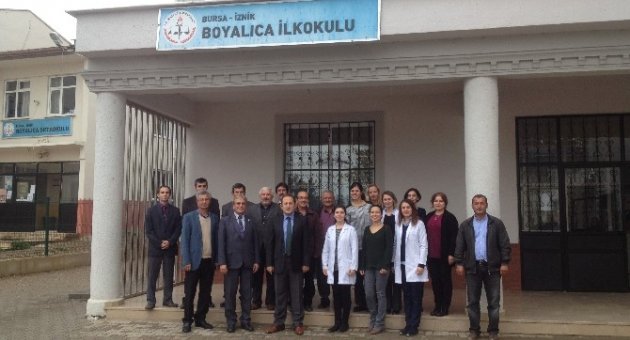 İznik Kaymakamı Pehlivan’dan Boyalıca İlk Ve Ortaokuluna Ziyaret