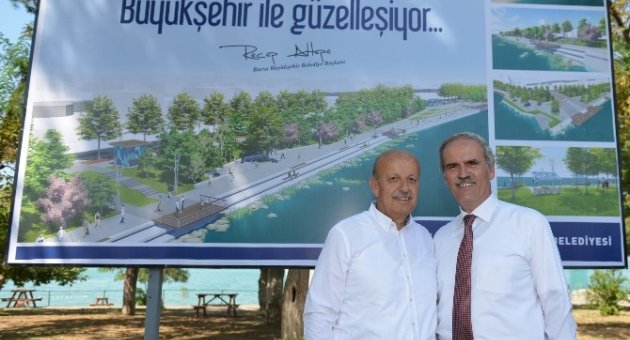 İznik Sahilleri Büyükşehir İle Güzelleşiyor
