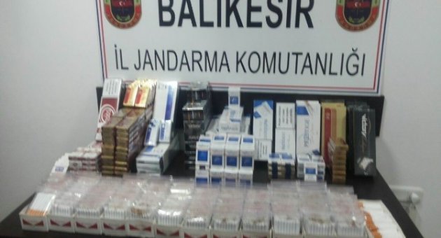 Jandarmadan Kaçak Sigara Operasyonu