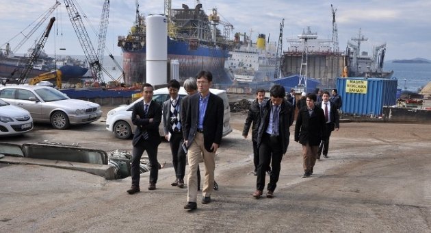 Japon Heyeti Gemisander’i Ziyaret Etti