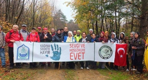 "kadına Şiddete Hayır" Yürüyüşü