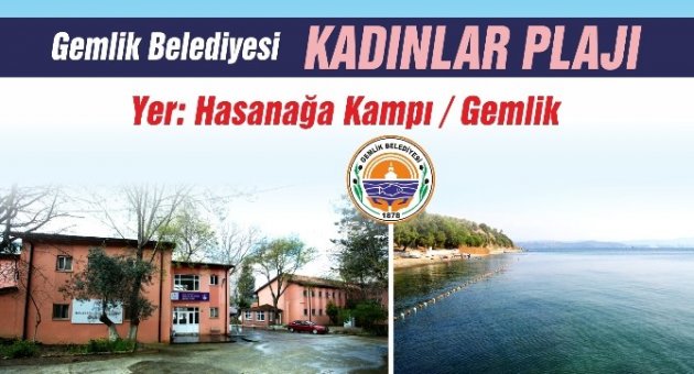 Kadınlar Plajı Hizmete Girdi