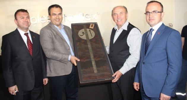 Kadir Topbaş, Çan’da Kale Seramik Fabrikası’nı Gezdi
