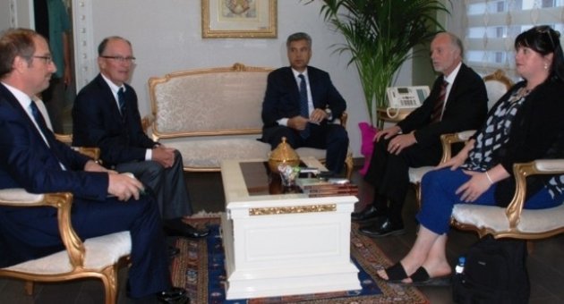 Kanadalı Heyetten Vali Erkal’a Ziyaret