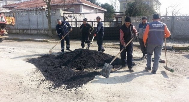 Kapaklı’da Karlı Mahallesinin Yolları Onarıldı