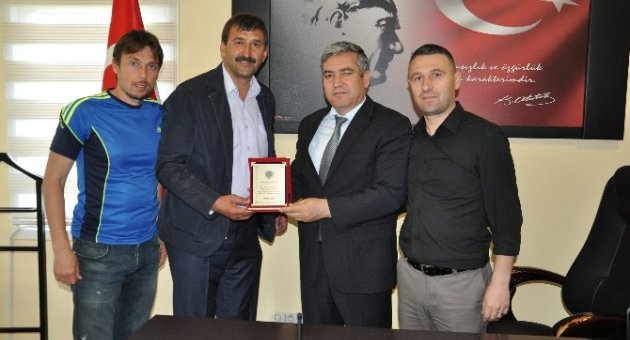 Kapaklıspor’dan Emniyet Müdürü Barın’a Teşekkür Ziyareti