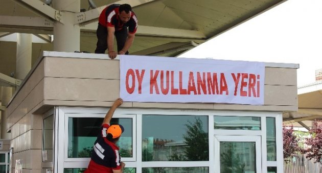 Kapıkule’de Seçim Sandıkları Kuruldu