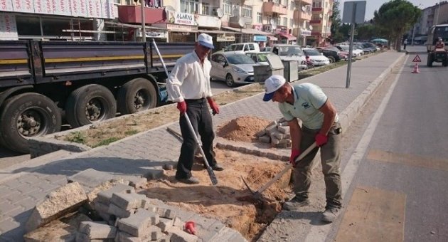 Kara Yolunda Engelli Geçişi Çalışması
