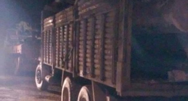 Karayolları Tesisini Kamyonla Soydular