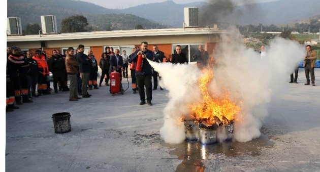 Karşıyaka’da Yangın Tatbikatı