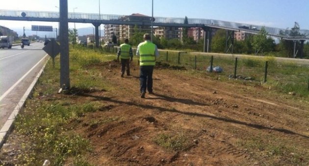 Kavşaklarda Düzenleme Çalışmaları Devam Ediyor