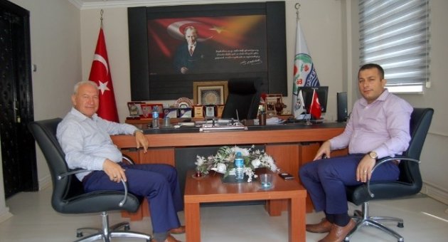 Kaymakam Şahin’den Belediye Başkanına Ziyaret
