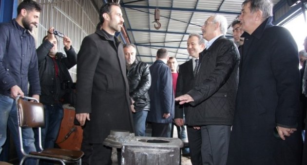 Kılıçdaroğlu Sanayi Esnafını Dinledi