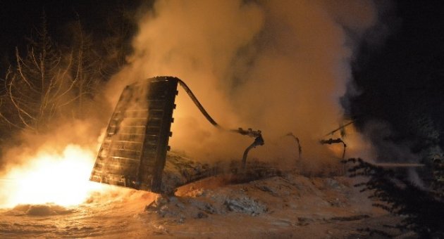 Kimyasal Madde Taşıyan Tır Yandı