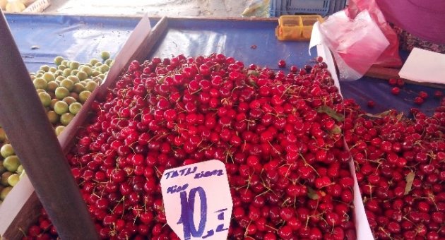 Kirazın Kilosu 10 Lira