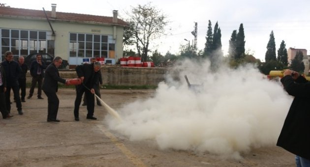 Kırklareli İl Özel İdaresi Yangın Tatbikatında