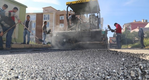 Kırklareli’de 8 Bin Tonluk Sıcak Asfalt Çalışması Başladı