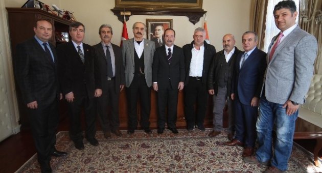 Kırkpınar Ağalarından Edirne Belediye Başkanı Gürkan’a Ziyaret