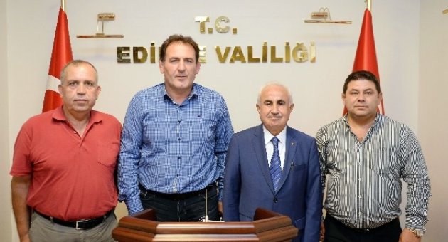 Kırkpınar Heyeti’nden Edirne Valisi Şahin’e Ziyaret