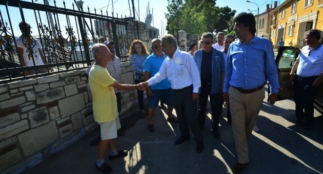 Kocaoğlu Ve Demirağ İskelede İncelemelerde Bulundu