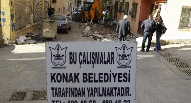 Konak Belediyesi Atilla Mahallesi’ne Adeta Çıkarma Yaptı