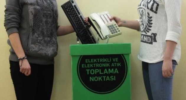 Konak’ta E-atıklar Çöpe Değil Geri Dönüşüme