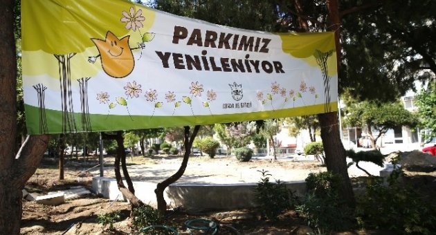 Konak’ta Parklar Yenileniyor