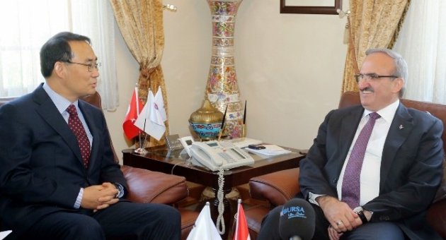 Kore Büyükelçisinden Bursa Valiliği’ne Ziyaret