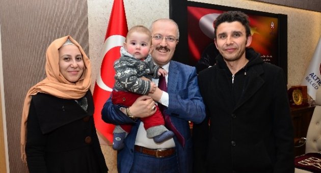 Küçük Erdoğan Başkan Kafaoğlu’nu Ziyaret Etti