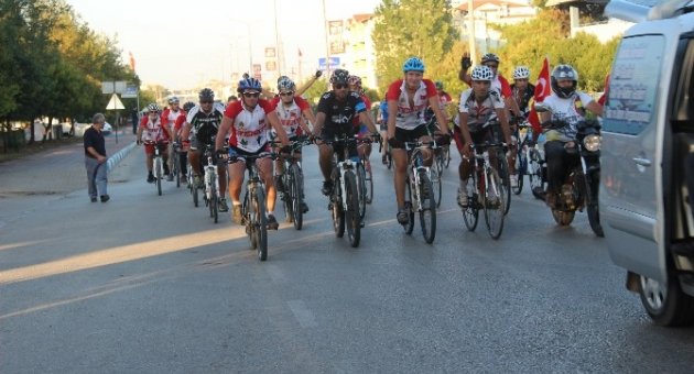 Kuruluştan Kurtuluşa Bisiklet Turu Biga Etabı Tamamlandı