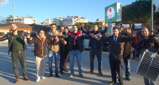 Lapseki İlçesinde Asker Uğurlamaları