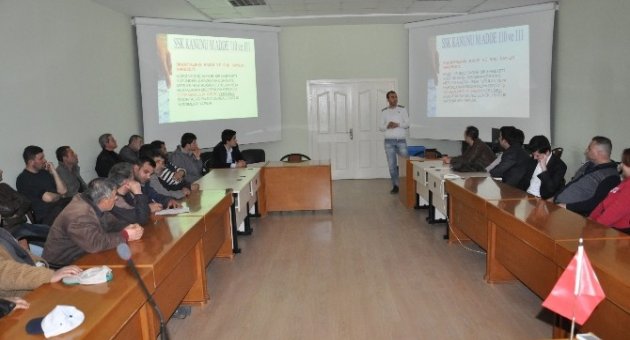 Malkara Belediyesi Personeline Temel İş Sağlığı Ve Güvenliği Eğitimi Verildi