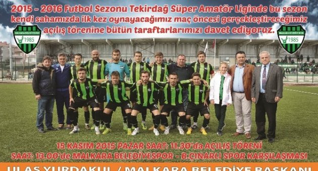 Malkara Belediyespor, Yenilenen 14 Kasım Stadında İlk Maçına Çıkacak