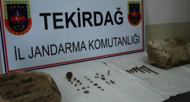 Malkara’da 42 Parça Tarihi Eser Bulundu