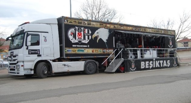 Malkara’da Beşiktaş Tır’ına Büyük İlgi