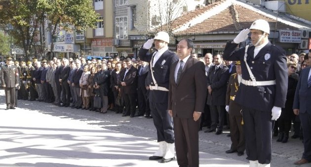 Malkara’da Çelenk Töreni Düzenlendi