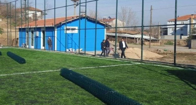 Malkara’da Halı Saha Yapım Çalışmaları