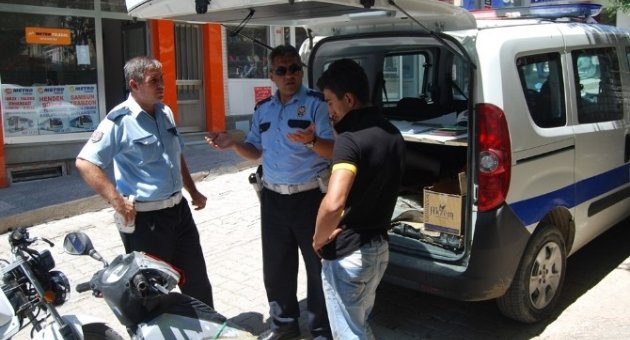 Malkara’da Plakasız Motosikletlere Ceza Yağdı