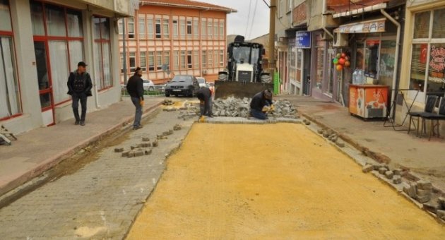 Malkara’da Yol Yapım Çalışmaları