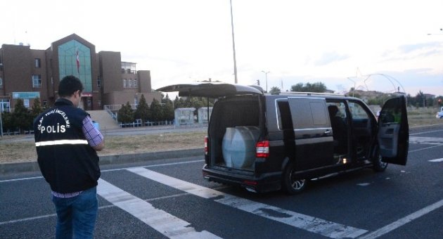 Mazot Hırsızları Kovalamaca Sonucu Yakalandı